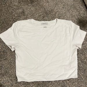 Aritzia Babaton Contour Crew cropped t-shirt